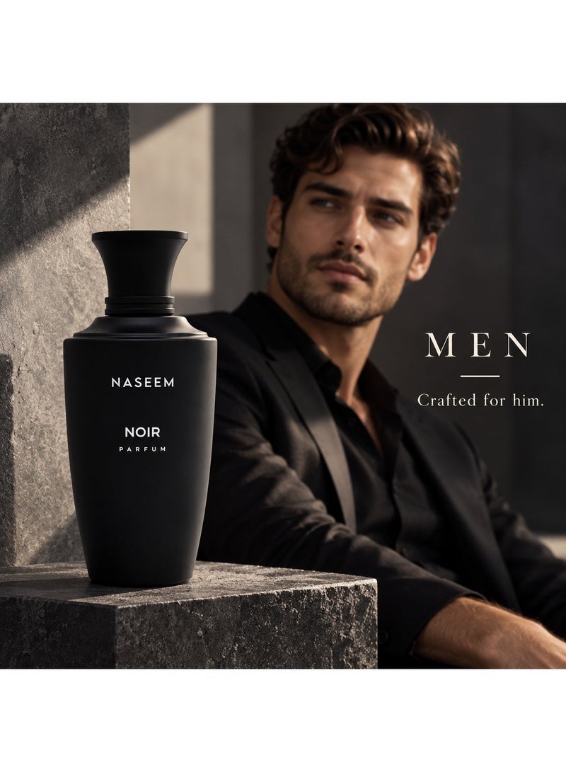 Naseem Noir Eau De Parfum Aqua Perfume for Men - 100ml - Image 4