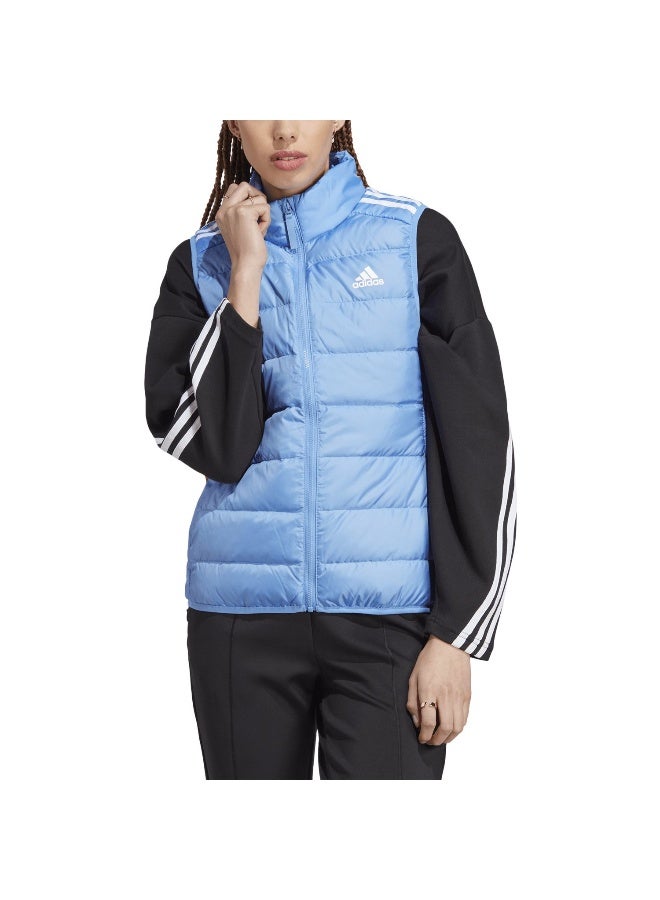adidas Originals Adidas W Ess Down Ves Blue Outdoor Jackets For Women S - Image 4