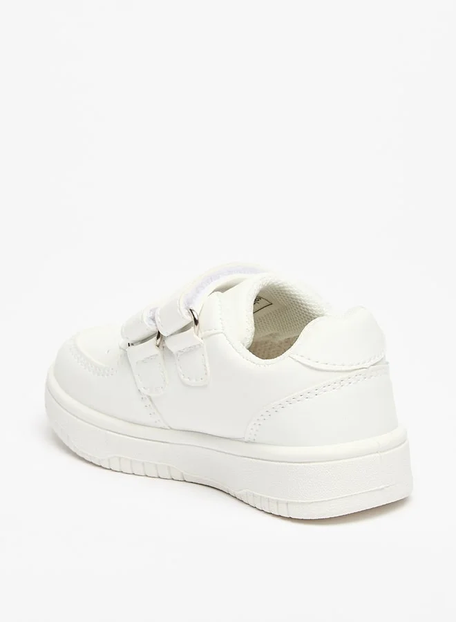 Flora Bella By Shoexpress Girls Panelled Sneakers with Hook and Loop Closure