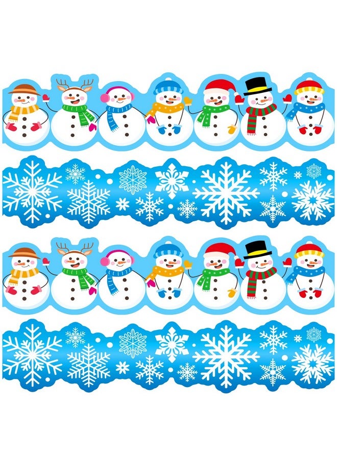 Winter Bulletin Board 78.7Ft Cutout Classroom Decor Snowflake Bulletin Border Christmas Holiday Snowman Trim Border Self-Adhesive Label Sticker For School Chalkboard Decorations Office Home Supplies - pzsku/Z43104048AD6D048D8841Z/45/_/1731922502/ad8a8bfd-e6d2-4209-9afb-3d017bff6bbd