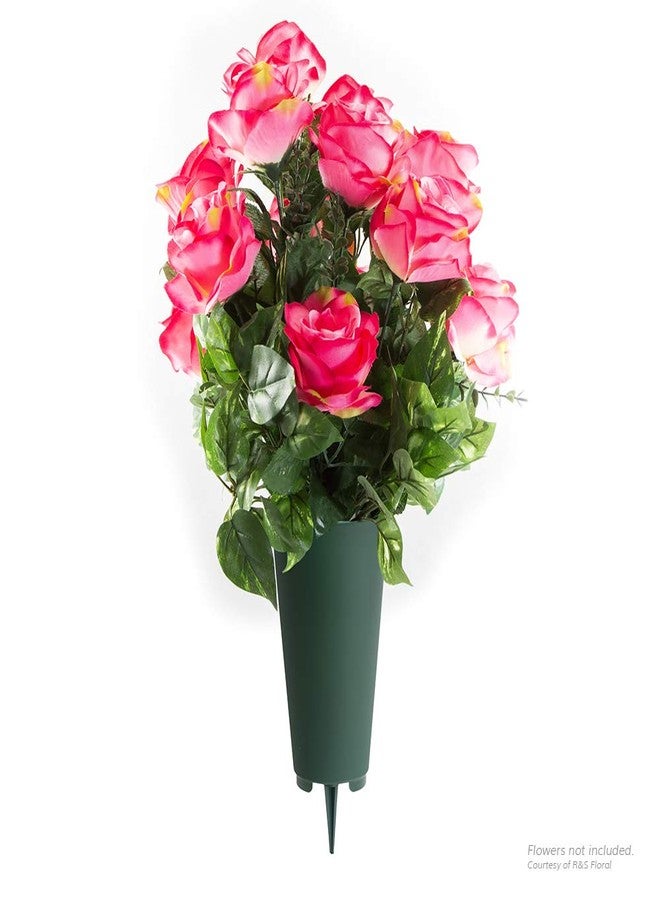 Novelty Round Cemetery Vase, 6-Pack - Image 3