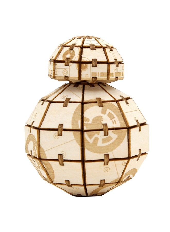 IncrediBuilds Star Wars Bb 8 3D Wood Puzzle & Model Figure Kit (85 Pcs) Build & Paint Your Own 3 D Movie Toy Holiday Educational Gift For Kids & Adults No Glue Required 12+ - Image 4
