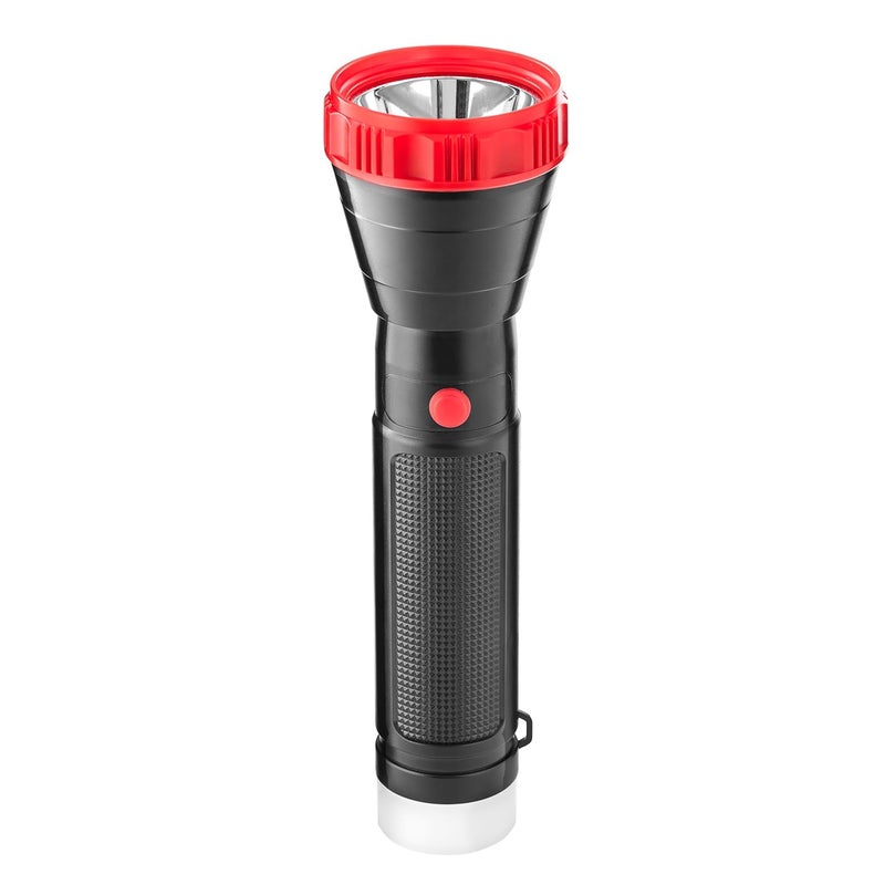 TechPride Rechargeable LED Torch Light 1000m Range LithiumIon Battery Perfect for Farmers Fishing Camping Hiking Trekking Walking Caving Durable Red Black - Image 3