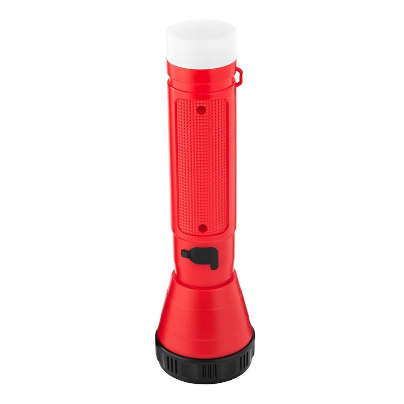TechPride Rechargeable LED Torch Light 1000m Range LithiumIon Battery Perfect for Farmers Fishing Camping Hiking Trekking Walking Caving Durable Red Black - Image 5