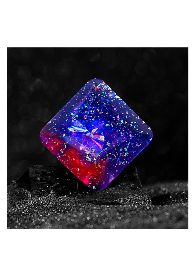 general Gleaming finger spinner desktop kinetic energy venting stress relief personalized trendy toy black technology - two spinners - Orion + Milky Way, + two PU leather cases - Image 1