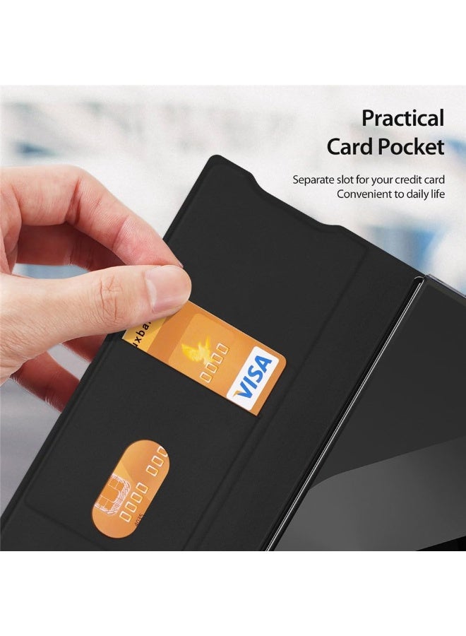 general Cover Compatible with Samsung Galaxy Z Fold 7 5G, PU Leather Case Magnetic Closure Design Flip Stand Cover with Card Slot, Shockproof Protective Wallet Case - Image 2