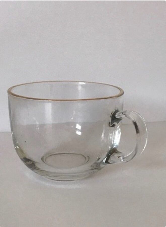 Clear glass cup  - Image 2