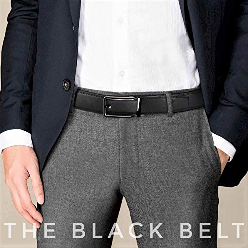 CHAOREN Click Belts for Men - Mens Ratchet Belt 1 3/8" for Dress Pants - Perfect Companion to Men's Oxfords - Image 2