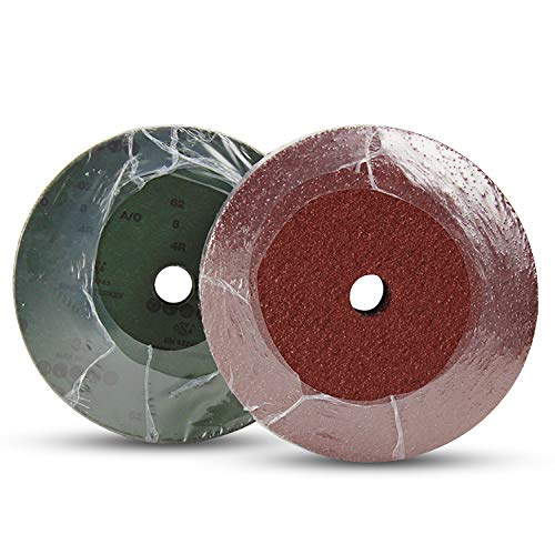 BHA Aluminum Oxide Resin Fiber Sanding and Grinding Discs, 7” x 7/8” Arbor Hole, 24 Grit - 25 Pack - Image 4
