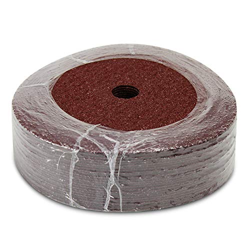 BHA Aluminum Oxide Resin Fiber Sanding and Grinding Discs, 7” x 7/8” Arbor Hole, 24 Grit - 25 Pack - Image 2