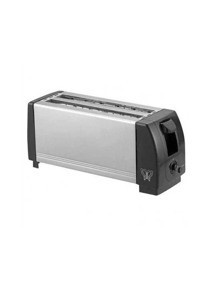 SLIVERS CRIEST - 2-Slice, Stainless Steel, Dual-Side Heating, 6 Browning Levels, Defrost, Reheat & Cancel Functions, Wide Slots, Removable Crumb Tray - Image 1
