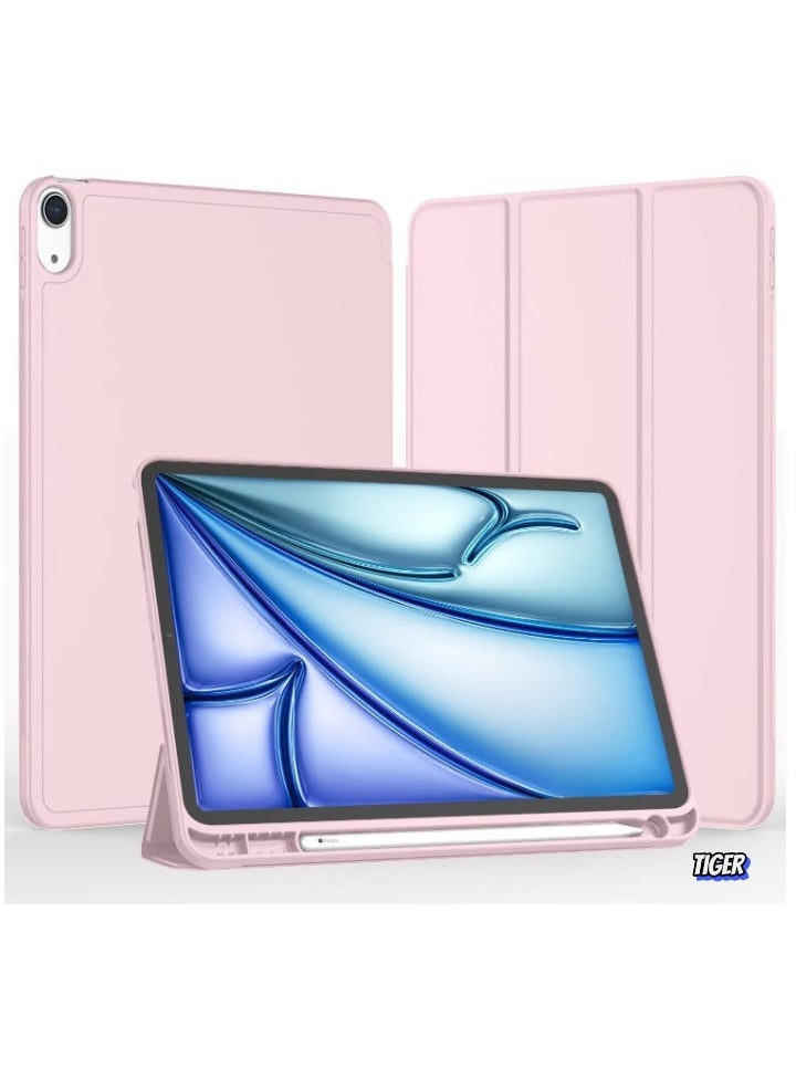 JAJEEK iPad Air 11 Inch Case M2 2024 – Compatible with iPad Air 5th/4th Generation (2022/2020) 10.9 Inch, Trifold Stand Smart Case with Pencil Holder, Baby Pink - Image 2