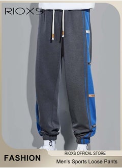 RIOXS Men's Cuffed Pants, Comfortable Joggers Pants, Fashionable Sweatpants with Drawstring Elastic Waist and Pockets, Perfect for Urban Casual Lifestyle, Great Sweatpants for Your Closet  - Image 3
