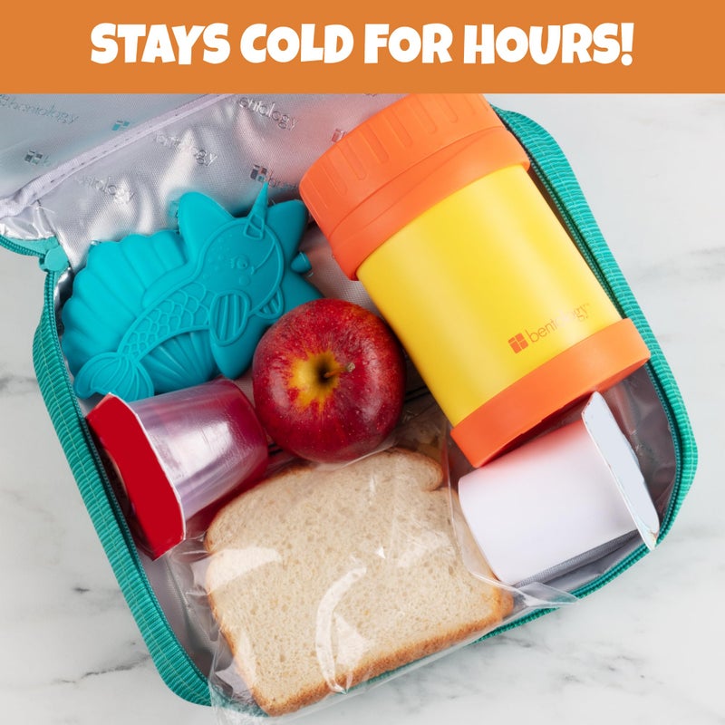 Bentology Kids Hard Ice Packs (3 PK) Slim Lightweight Reusable Cooler Freezer Packs- Long-Lasting Chillers Keep Food Fresh for Hours- Durable Leak-Proof Design for Boys Girls Back To School- BPA Free, Food Safe - Image 2