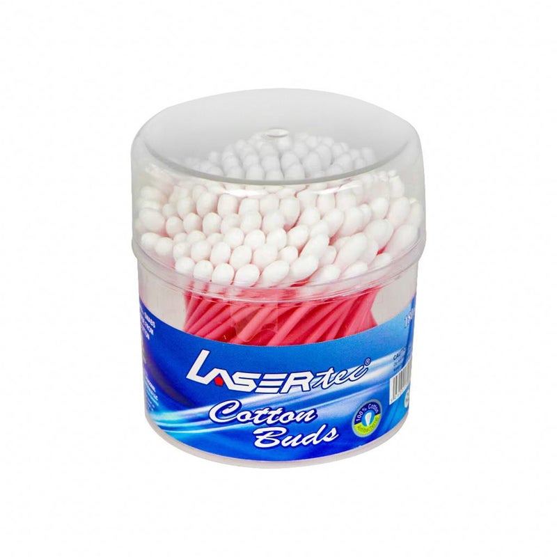 Lasertec Cotton Buds – Soft Double-Tip Hygienic Swabs, 80 Pieces (UAE)