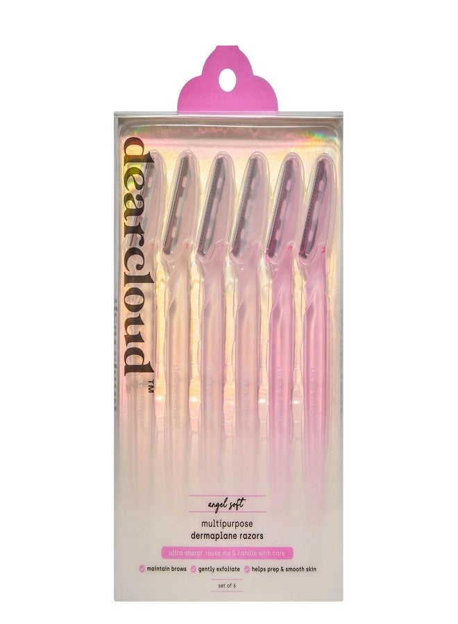 dearcloud Soft Multipurpose Dermaplane Razors, Face Razor for Women Dermaplaning, Exfoliate and Remove Unwanted Hair (Set of 6) - Image 1