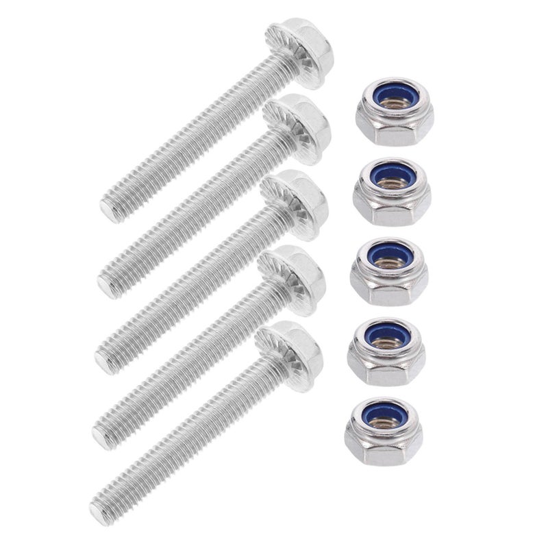 Full Threaded Metric Bolts Stainless Steel Fastening Kit Assorted Hardware Nuts Set for Installation and Repair - Image 2