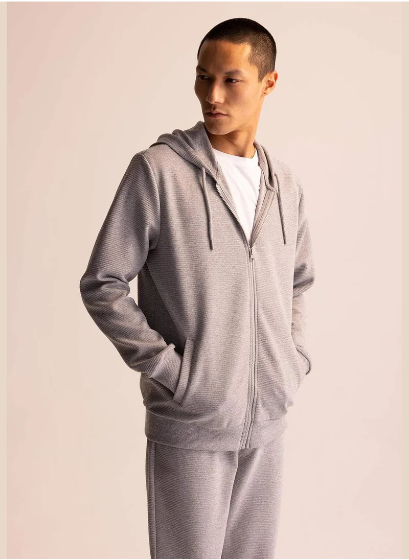 DeFacto Regular Fit Zippered Cardigan