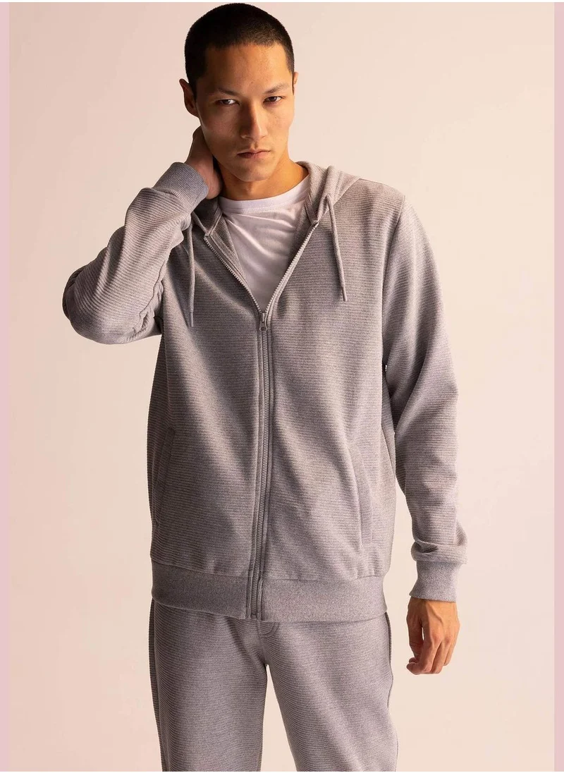 DeFacto Regular Fit Zippered Cardigan