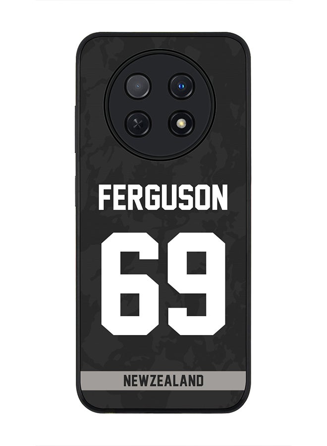 Stylizedd Cover for Huawei Nova Y91 4G / Huawei Enjoy 60X Case, Rugged Black Slim Protective Phone Cases- Player Name - Lockie Ferguson, Jersey Number- 69 - Image 1