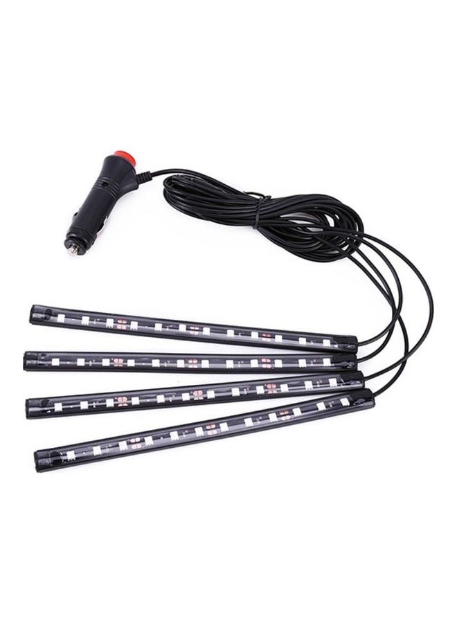 MUNTAQI 4-In-1 Universal Car LED Atmosphere Lights