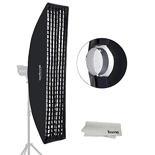 Godox Godox 50cm x 130cm 19.6"x 51" Strip Beehive Honeycomb Grid Softbox Bowens Mount for Godox Flash Light and Other Studio - Image 1