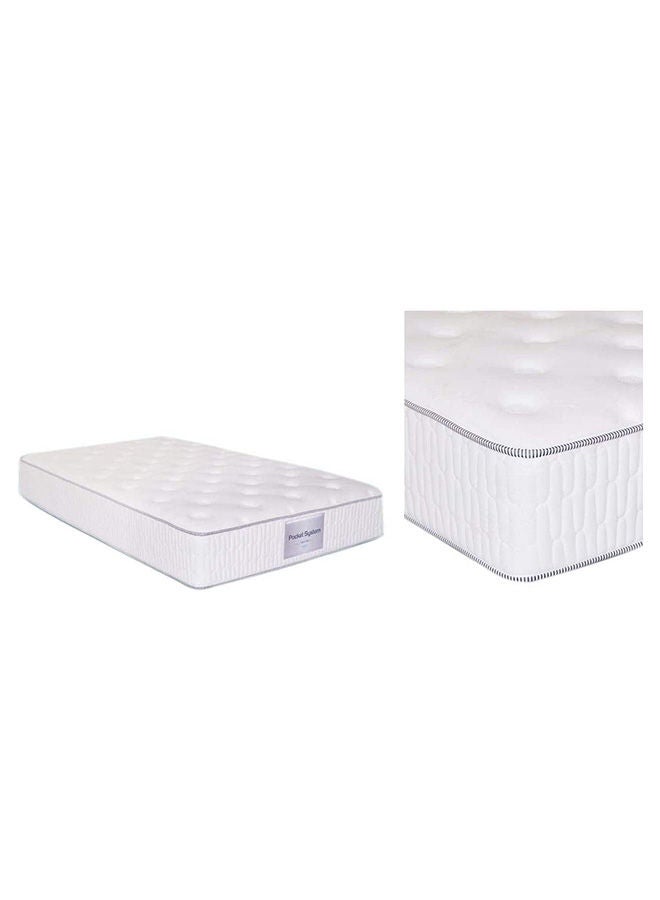 Galaxy Design مرتبة Galaxy Design Spring Star متوسطة الصلابة بمقاس فردي تناسب جميع الأشخاص مع ضمان كامل لمدة 5 سنوات باللون الأبيض 200x200x20 سم - Image 5