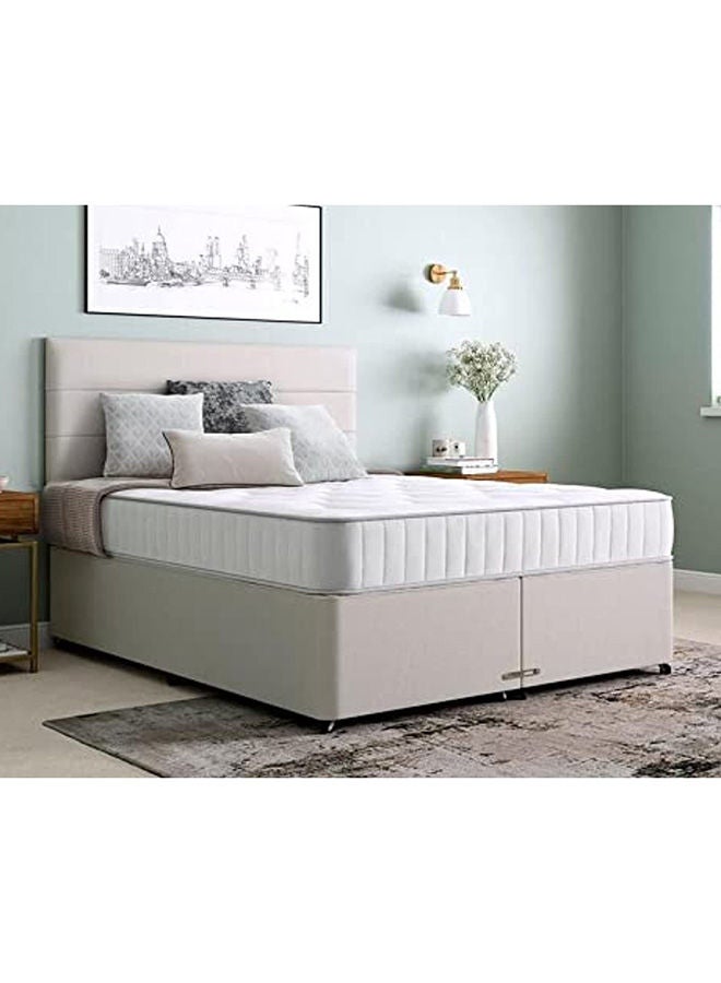 Galaxy Design مرتبة Galaxy Design Spring Star متوسطة الصلابة بمقاس فردي تناسب جميع الأشخاص مع ضمان كامل لمدة 5 سنوات باللون الأبيض 200x200x20 سم - Image 1