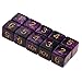 Yiotfandoll 10PCS Polyhedral Dice D6 Acrylic 16mm 6 Sided Double Color Game Dice for RPG MTG DND Table Games Purple Black - Image 4