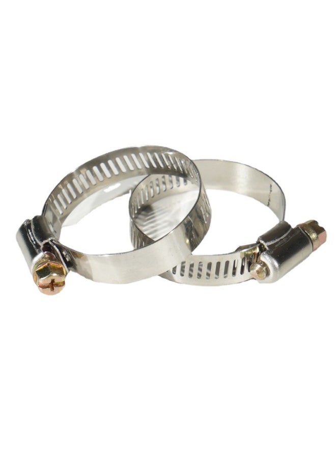 Generic - Direct 201 Stainless Steel American Hose Clamp 304 Stainless Steel Water Pipe Clamp Security Hoop Pipe Clamp-Specifications And Models:155-178(304 All Steel) 12mm - Image 1