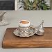 Alisveristime 1 Pc Turkish Greek Arabic Coffee Espresso Cup Saucer Lale Silver - Image 2