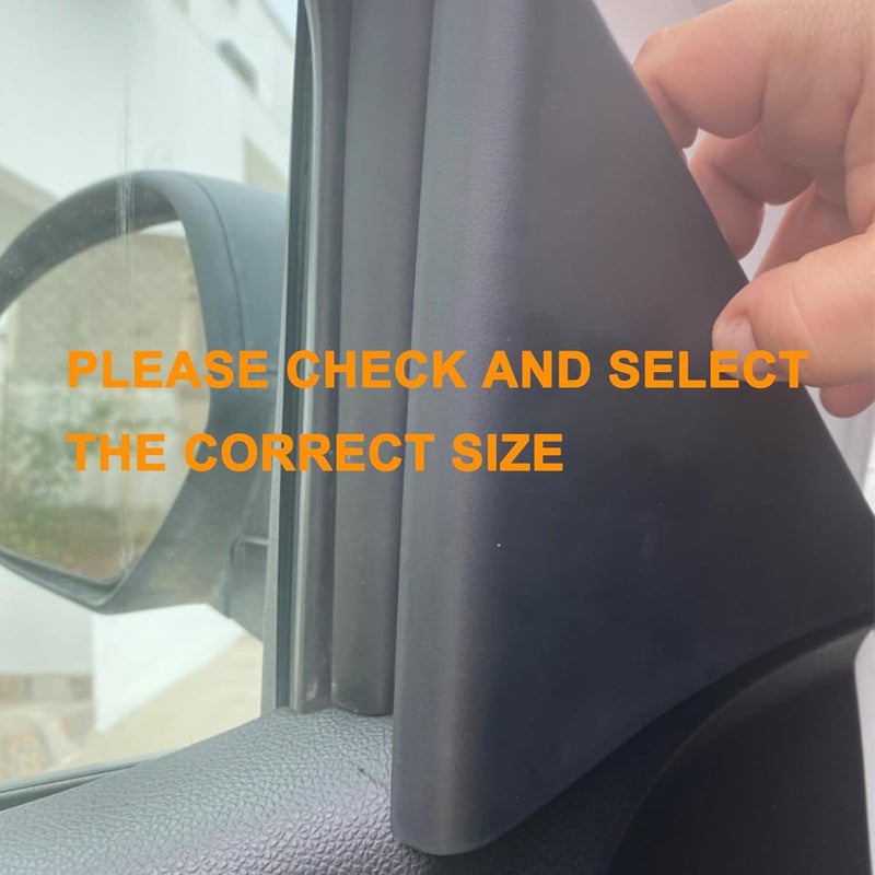 APPERFiT Front Door Upper Trim Panel Triangle Cover Compatible with 2007-2013 Chevrolet Chevy Avalanche Silverado Suburban Tahoe, GMC Sierra Yukon Replaces 25857289 25857294 - Image 3