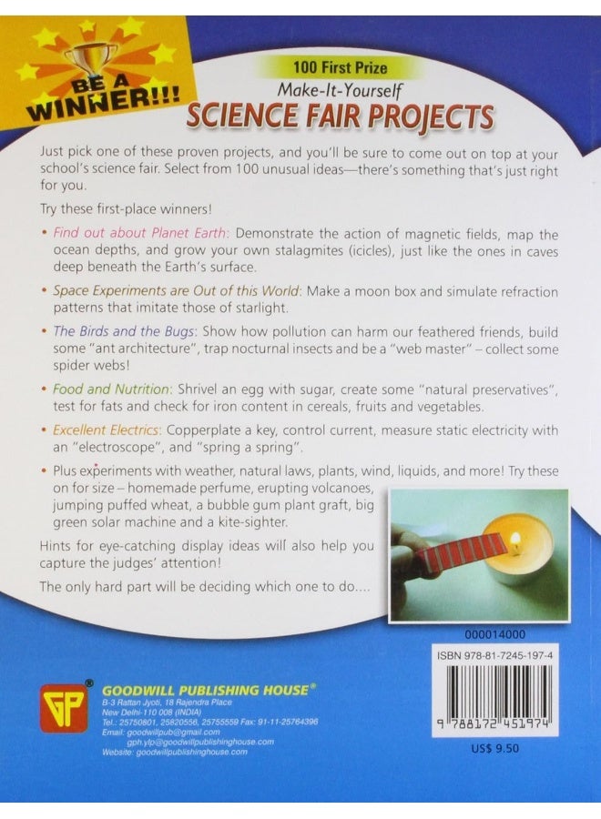 Make-it-Yourself Science Fair Projects by Glen Vecchione - Paperback  - Image 2