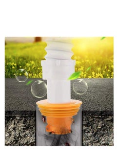 Peachjoy Drain Pipe Hose Silicone Plug, Drain Pipe Sewer Seal Rings, Drain Hose Sealing Plug for Bathroom Kitchen Laundry Pipe Sewer Seal Tools(Orange)  - Image 4