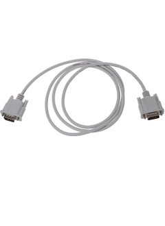 VGA DB15 Male - RS232 DB9 Pin Male Adapter Cable / Video Graphics Extension Cable (White, 1.4m) (From Overseas)