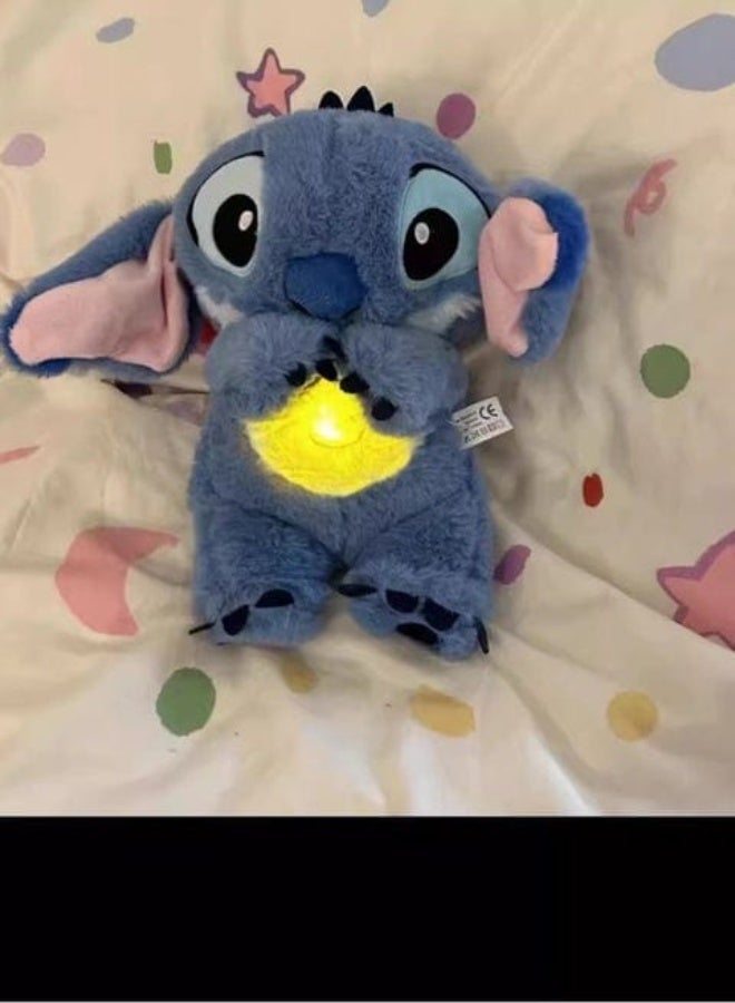 Stitch Teddy Bear | Stuffed Stitch Plush | Light-Up Stitch Teddy | Breathing Stitch Plush | Light & Breathing Stitch Toy | Stitch Plush for Kids | Stuffed Stitch Doll | Glowing Stitch | Soft Stitch Plush | Blue Stitch Toy | Stuffed Toy for Kids | Sleep Companion Plush | Calming Plush Toy | Light-Up Teddy for Kids | LED Plush Toy | Battery Operated Plush | Sleep Plush Doll | Hugging Plush Toy | Gift for Kids | Birthday Gift for Children | Cute Stitch Plush | Soft Stitch Doll | Light-Up Kids Toy | Stuffed Stitch | Breathing Plush Toy - Image 5