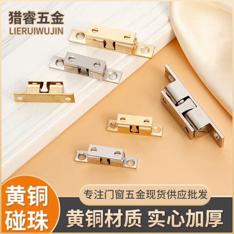 Liu Rui Manufacturer S Copper Bead Locks, Brand Furniture Bead Locks, Card-Type Door Copper Hinge Bead Locks - Image 2