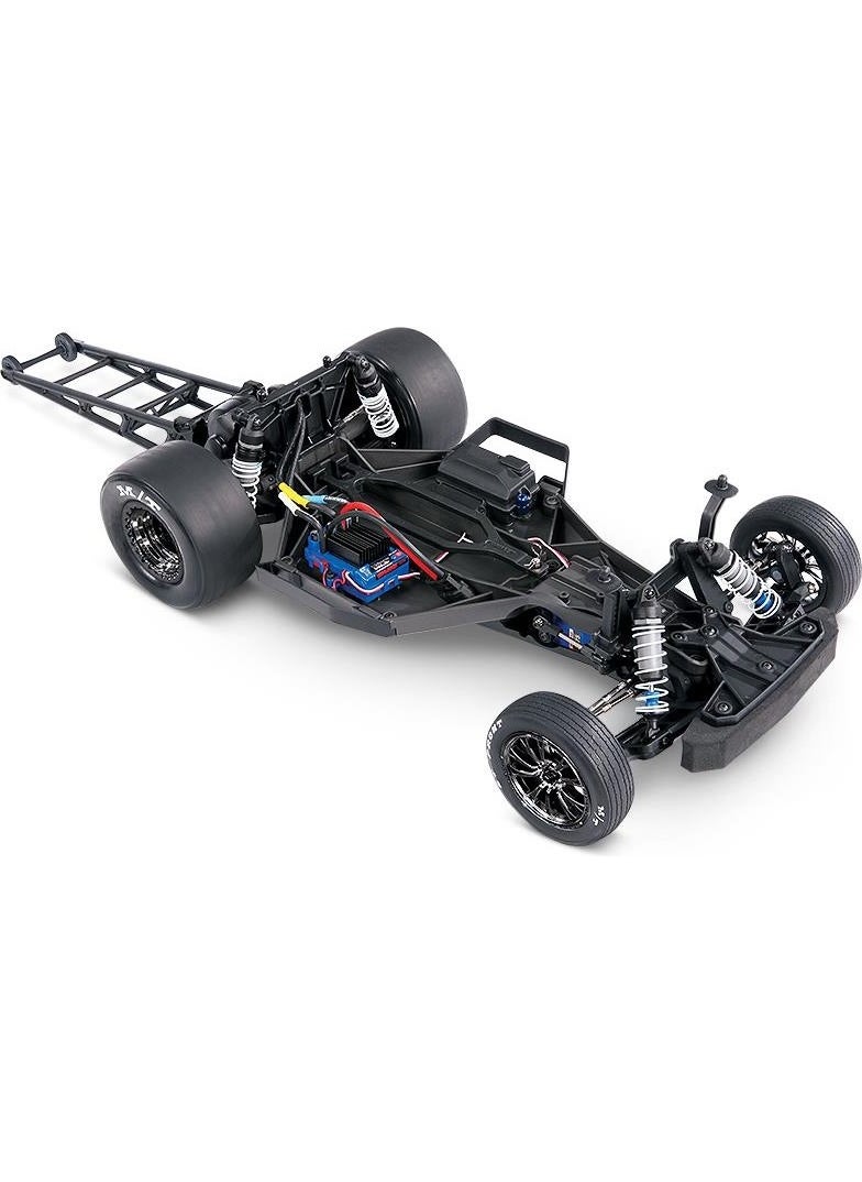 TRAXXAS Drag Slash 1/10 Vxl Brushless 2WD Rtr Truck W/tqi / 1967 Chevrolet C10 Body Electric Model Car Blue  - Image 5