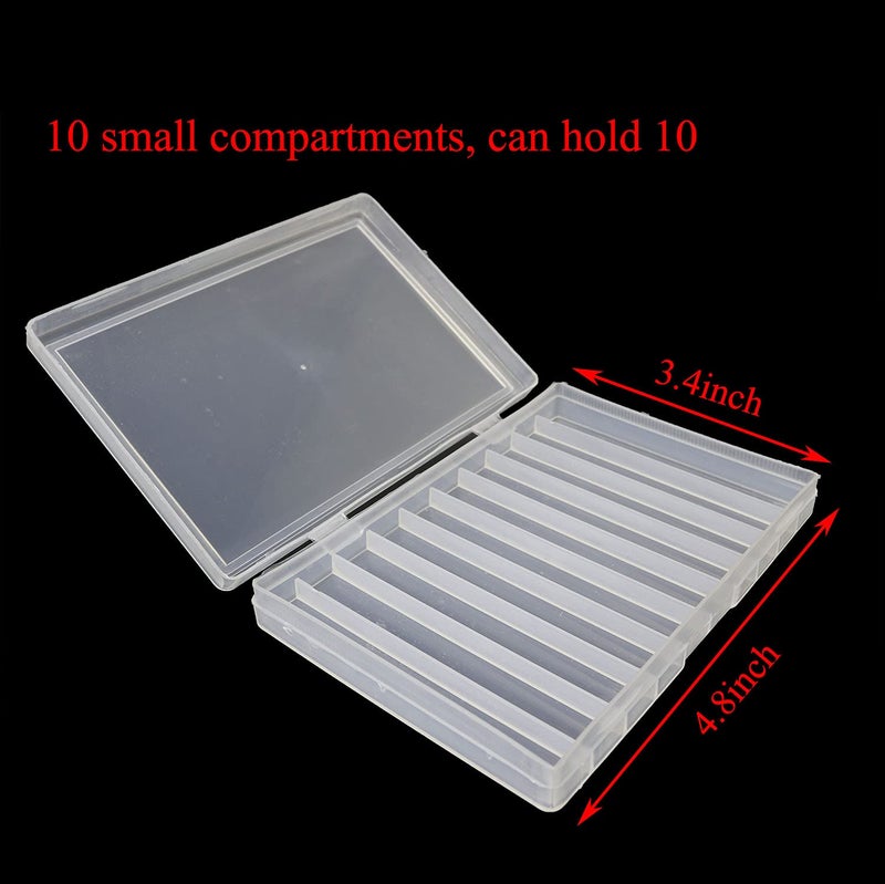 PZRT 1 PCS storage box with 10 compartments for storage of milling cutters, taps, drills and turning tools with a diameter of 10mm or less and a length of 80mm or less - Image 3