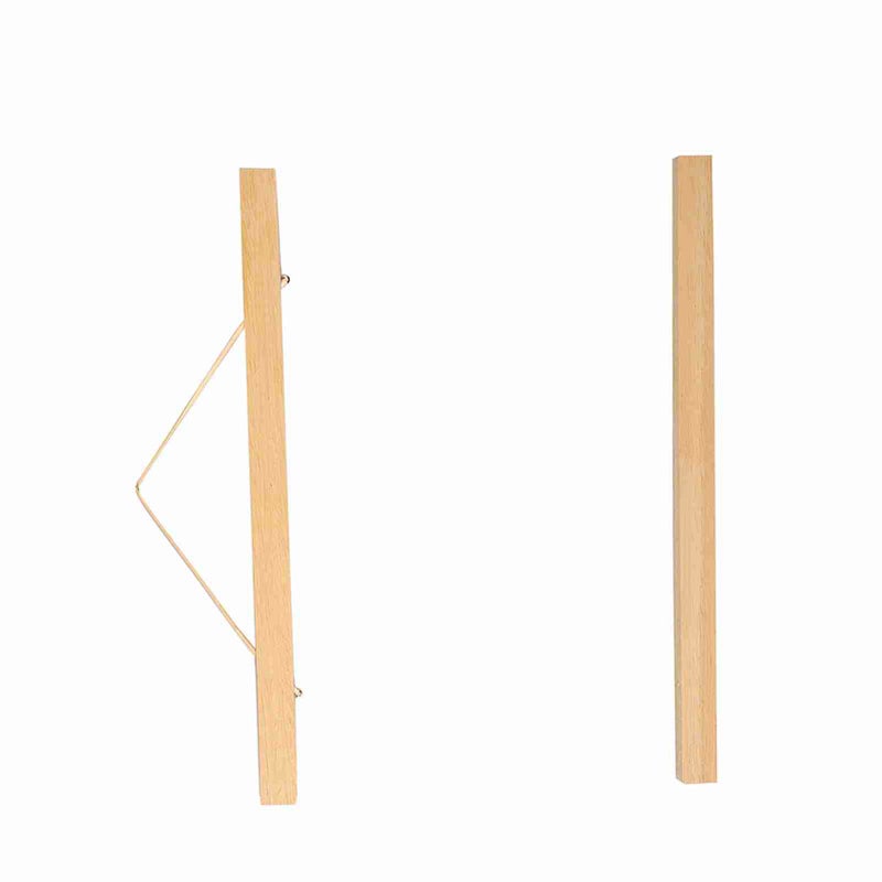 إطار صور مغناطيسي عصري من رمل الخشب - قارول لوحات DIY مطبوع لمنحوتات الفن من خشب أبيض 30 سم - Image 5