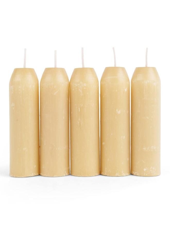 Morakniv UCO 12-Hour Natural Beeswax, Long-Burning Emergency Candles for Candle Lantern, 5 Pack  - Image 1