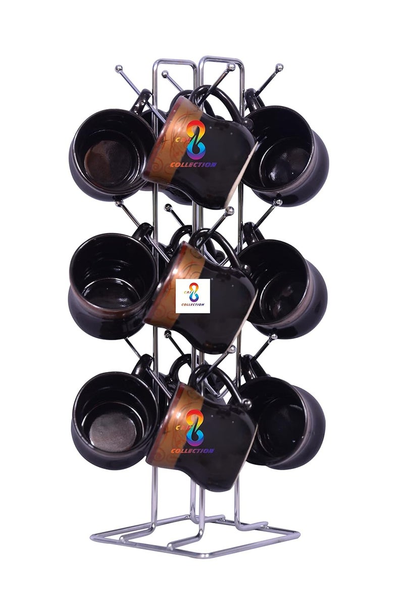 CR18 COLLECTION COMBO Chakla Belan and Tawa Stand for Kitchen 100 RustFree Stainless Steel Kitchen Rack Stainless Steel Kitchen Stand 2Tier Trolley Basket12 cup holder 3 SET OF COMBO - Image 4