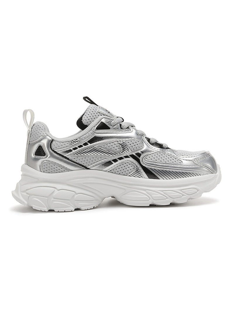 Sky View Boys Girls Shoes Kids Sneakers Tennis Running Shoes Lace-up Unisex Lightweight Breathable Walking Shoes High Quality Glossy Material Fashin Sports Shoes For Children's - Image 2