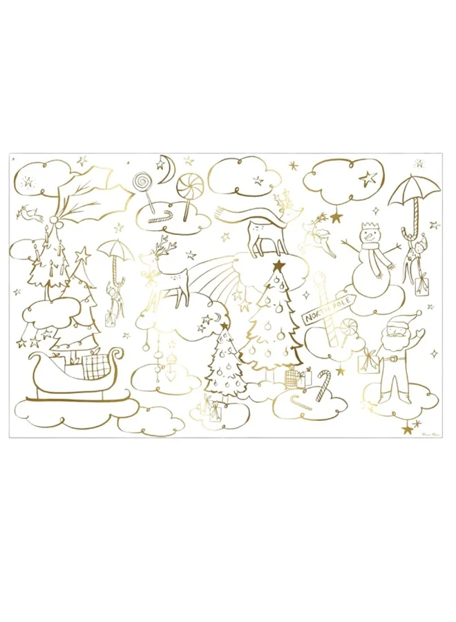 Meri Meri Christmas Colouring Posters