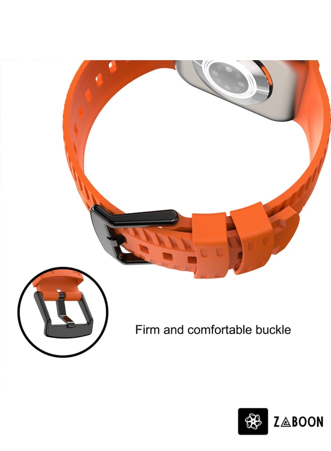 Zaboon Tire Texture Silicone  Watch Band For Apple Watch 8 45mm - Image 4