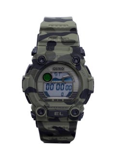 ASTRO Astro A21901-PPHB Men's Digital Display Watch & Plastic Strap Green Camouflage  - Image 1