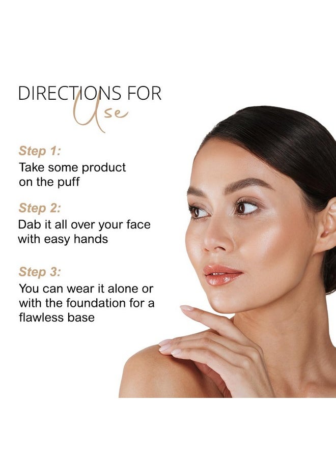 Coloressence Starlet Matte Finish Compact Powder For All Skin Type For Setting Base| Oil Control Lightweight Formula | With Free Applicator Puff | Dusky, Multicolor, 100 Gram  - Image 2