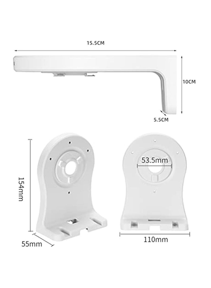 1 Pack WiFi Wall Mount Bracket for EZVIZ C6 C4 Series IP Camera Easy Installing,Plastic PT Cameras Holder Indoor Security Systems,Support CCTV IP Cameras Cable Management - Image 5