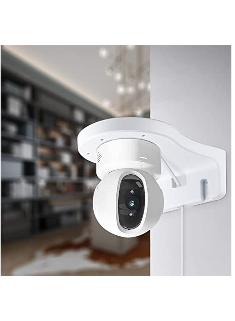 1 Pack WiFi Wall Mount Bracket for EZVIZ C6 C4 Series IP Camera Easy Installing,Plastic PT Cameras Holder Indoor Security Systems,Support CCTV IP Cameras Cable Management - Image 2