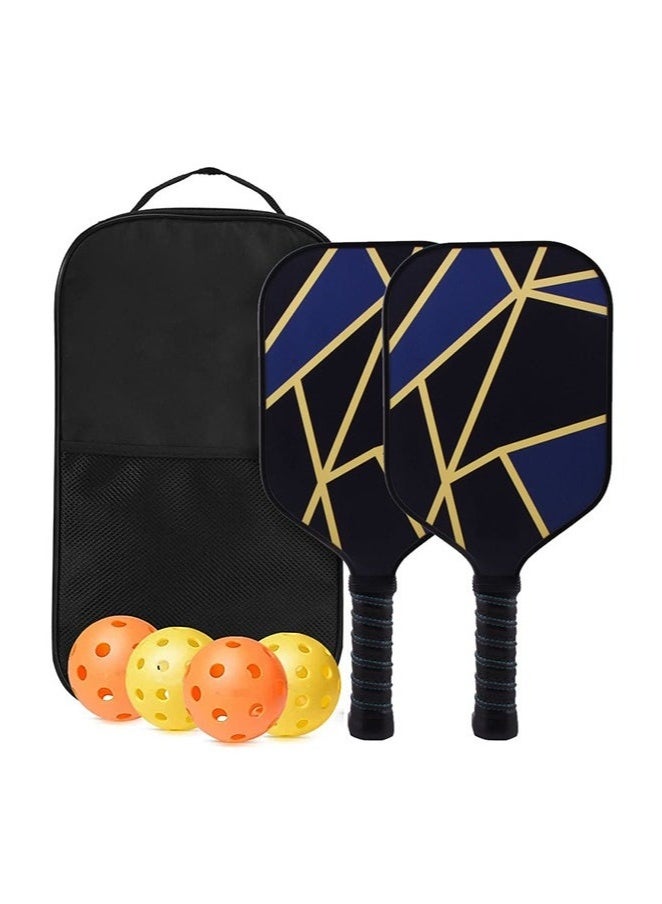 Arabest Pickleball Paddle Set, USA Pickleball Approved(PA) Pro Graphite Pickleball Set, Polypropylene Honeycomb Core, Cushion 4.72In Grip, Portable Bag/Paddle Cover  - Image 1